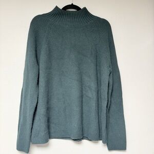Boden Womens Green Role Neck Patterned Jumper Sweater Long Sleeve UK16 US12